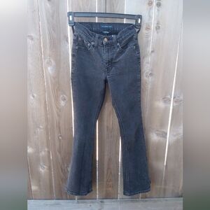 Aeropostale High Rise Flare Black Denim Jean Womens 000/24 Pant
